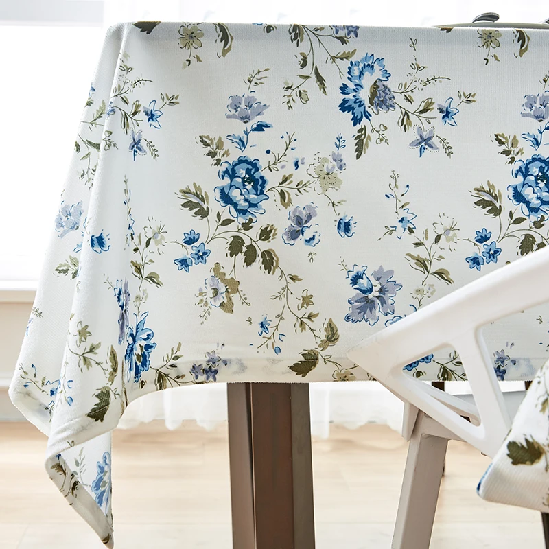 7styles Table Cloth Pastoral Tablecloth Rectangular Dining Table Cover For Kitchen Decorative Obrus