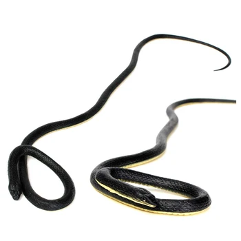 

WOTT Best Sale 130cm 52'' Realistic Soft Rubber Snake Playing Jokes Toy Home Garden Trick Joke Prank Halloween Prop Novelty Gag