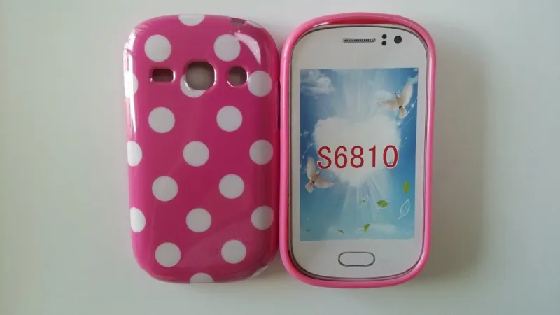 Samsung Galaxy Frame S6810 Polka Dots Case (10)