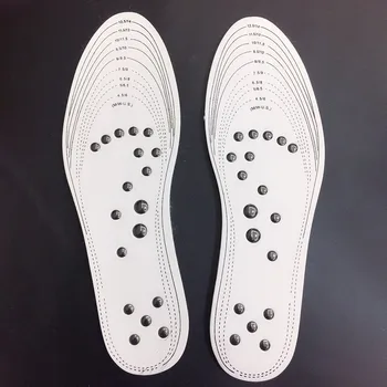 

1Pair Magnetic Therapy Breathable Foot Massager Comfort Pads Promote Blood Circulation Massage Insole Memory Cotton Health Care
