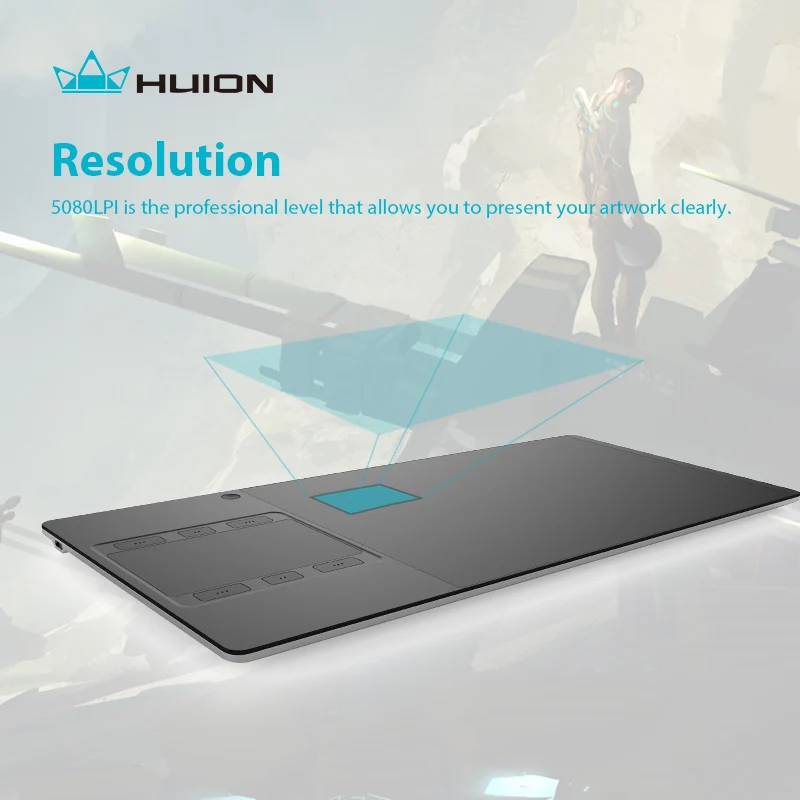 Kopen Huion G10T Draadloze Grafische Tekening Tablet met Vinger Touch Functie Professionele Digitale Pen Tabletten en Gratis Gift Handschoen