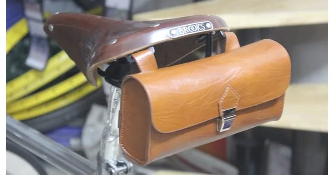 Винтаж старый велосипед искусственная седло натуральная кожа ПУ подушки сумка brooks сумка hangback инструмент сумка BROOKS