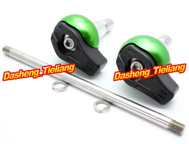 

Motorcycle CNC Stator Cover Slider Frame Crash Protector For Ducati 696 2009-2012 & 795 2010 2011 2012, Green Color