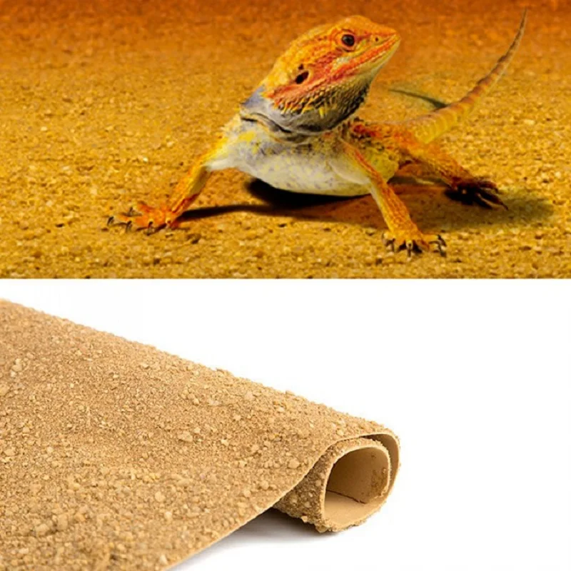 Рептилий коврик для песка геккон ящерица, змея черепаха бородатый дракон рептилия пустыня Vivarium Террариум ковер подложка