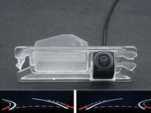 Trajectory Tracks 1080P Fisheye Parking Rear view Camera BackUp Reverse Camera for Nissan March Renault Logan Renault Sandero W