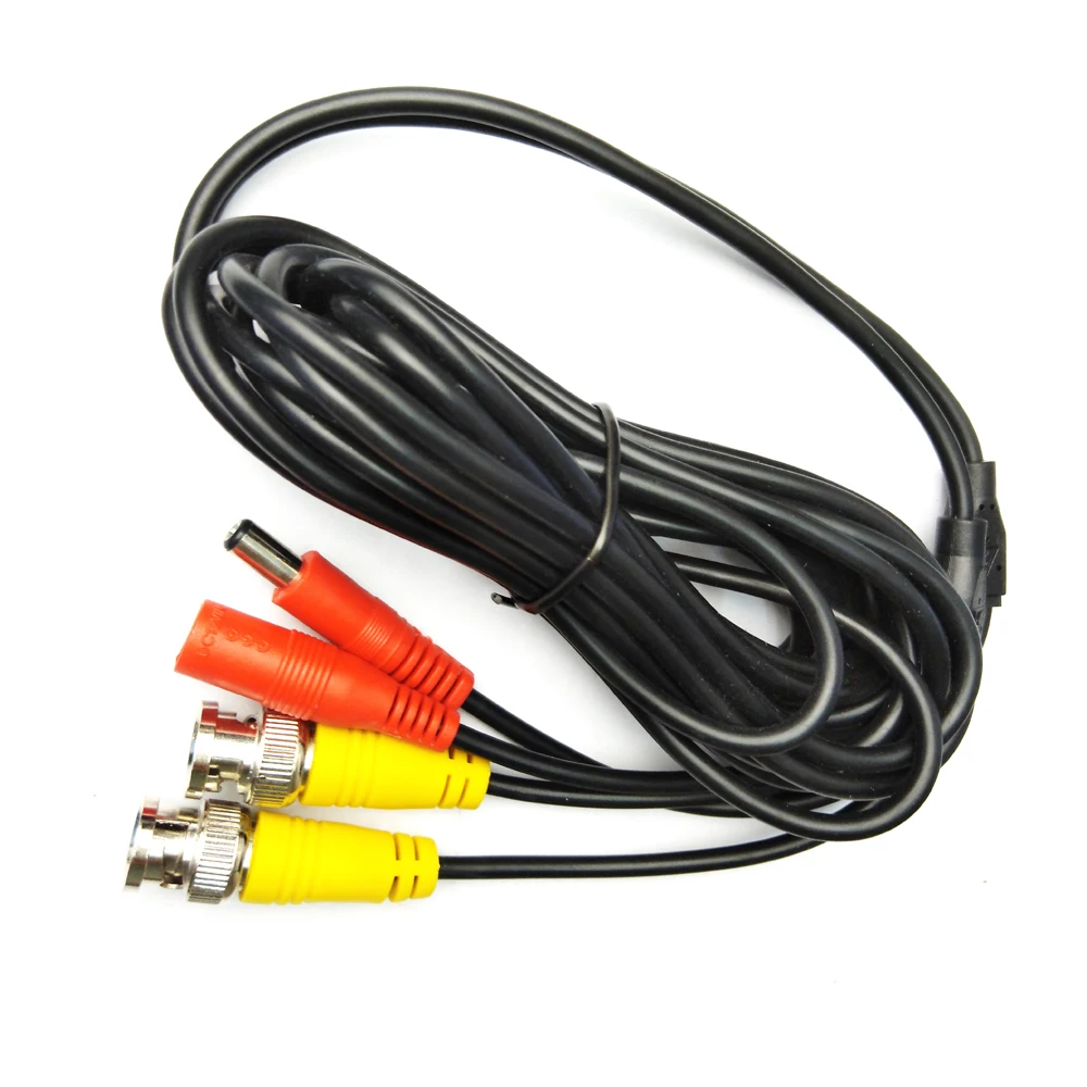 BNC-Cable-5M-10M-15M-20M-30M-40M-50M-Optional-CCTV-Video-Output-DC-Plug-Extension