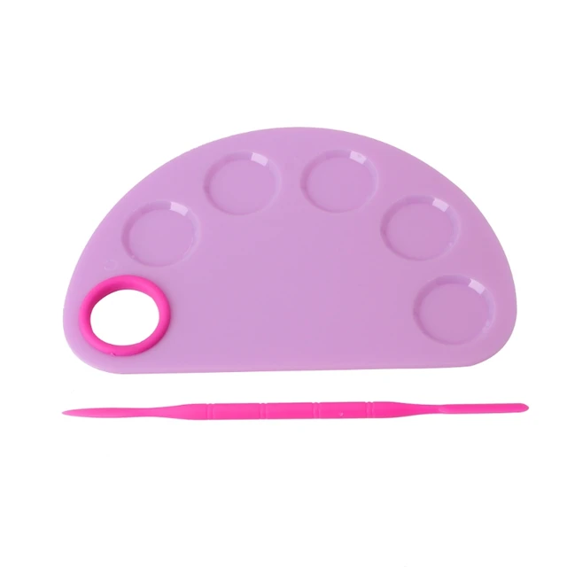 Best Offers Hand-held Nail Art Color Mixing Pallet Plastic Plate Drawing Painting Palette Makeup Tool Kit Women Cosmetic Accessories Best Offers Hand-held Nail Art Color Mixing Pallet Plastic Plate Drawing Painting Palette Makeup Tool Kit Women Cosmetic Accessories