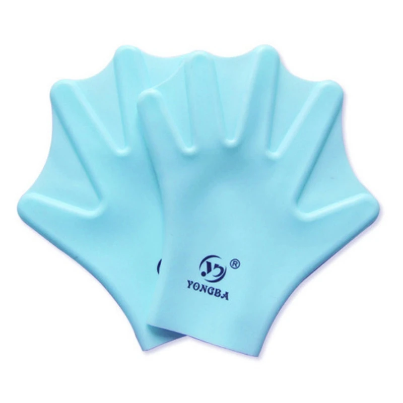1 пара плавательные ласты для рук полный палец для взрослых плавание тренировочные лопатки для плавания перчатки силиконовые дайвинг