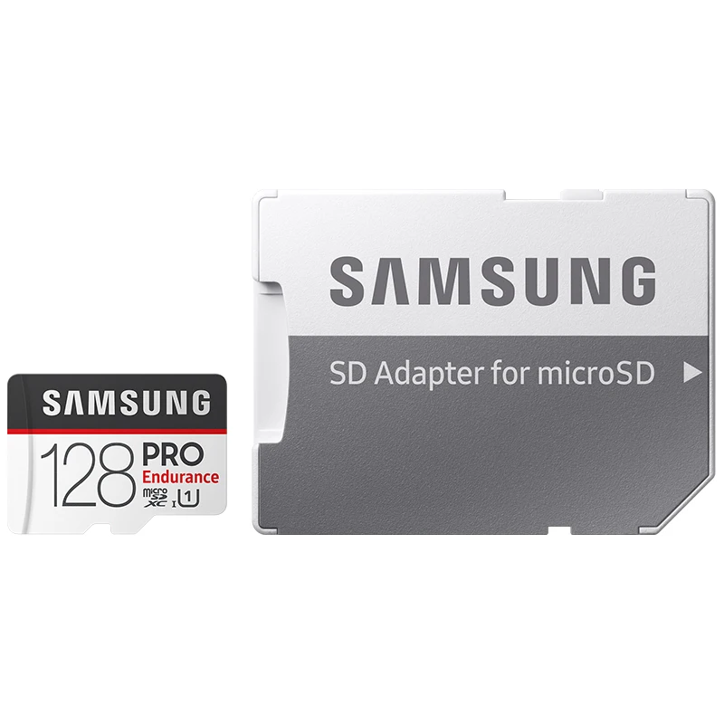 SAMSUNG PRO Endurance Micro SD карты 128 ГБ 16 ГБ, 32 ГБ, Class10 SDHC/SDXC UHS-1-карта памяти, мicro SD, TF карта 100 МБ/с. с адаптером селфи-Стик