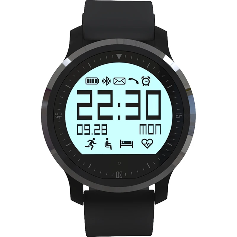 ФОТО F68 Bluetooth 4.0 Sport Smart Watch Heart Rate Monitor Smartwatch 1.5 Inch Touch Screen Waterproof IP67 Watch For IOS Android