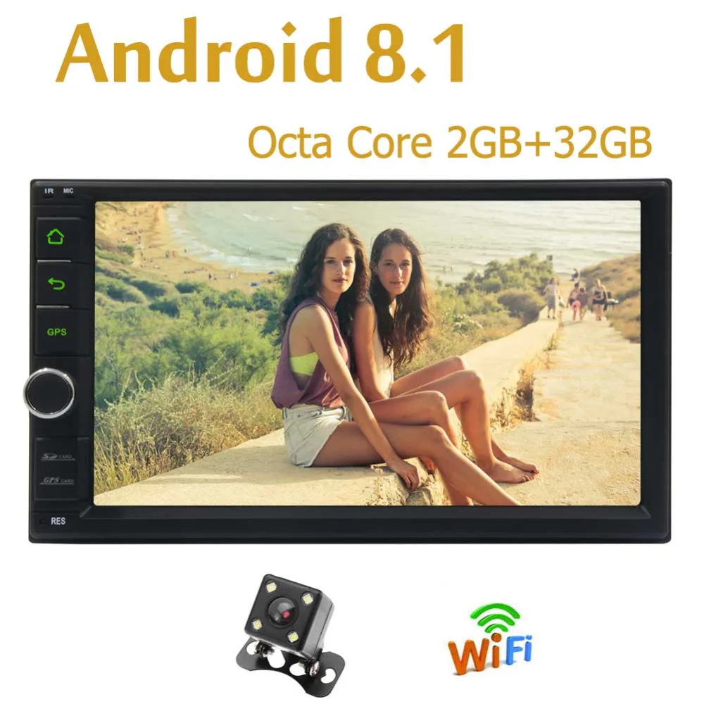 Автомагнитола 1080P 2 Din сенсорный экран 7 дюймов Bluetooth 8 1 p GPS|GPS для транспорта| |