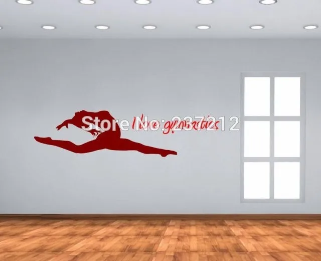 I-love-gymnastics-dance-room-gymnastics-room-beautiful-wall-stickers-decals-Free-shipping (1)