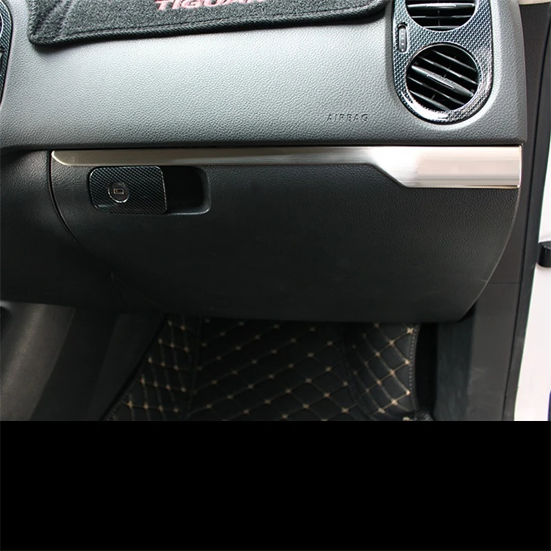 

Storage box automobile modified car styling decoration sticker strip protecter 09 10 11 12 13 14 15 16 17 FOR Volkswagen Tiguan
