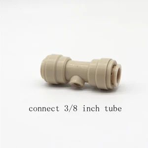 fitting 3-8 L302 фитинг пластиковый Скользящий замок тройники(быстрое соединение 1/" или 3/8" трубка) Насадка распылителя разъемы 10/24UNC для орошения - Цвет: fitting 3-8
