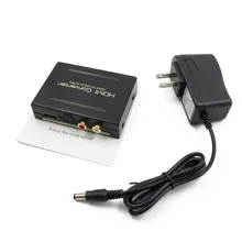1 шт. аудио разветвитель HDMI к HDMI+ аудио+ SPDIF+ R/L аудио сигнал конвертер для ПК DVD HD камера ЕС США Великобритания вилка