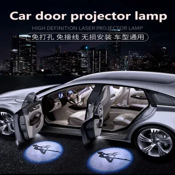 

2pcs For Mercedes Benz For Audi For Nissan For Jeep Led Car Door Light Courtesy Logo Ghost Shadow Laser Projector Punching Lamp