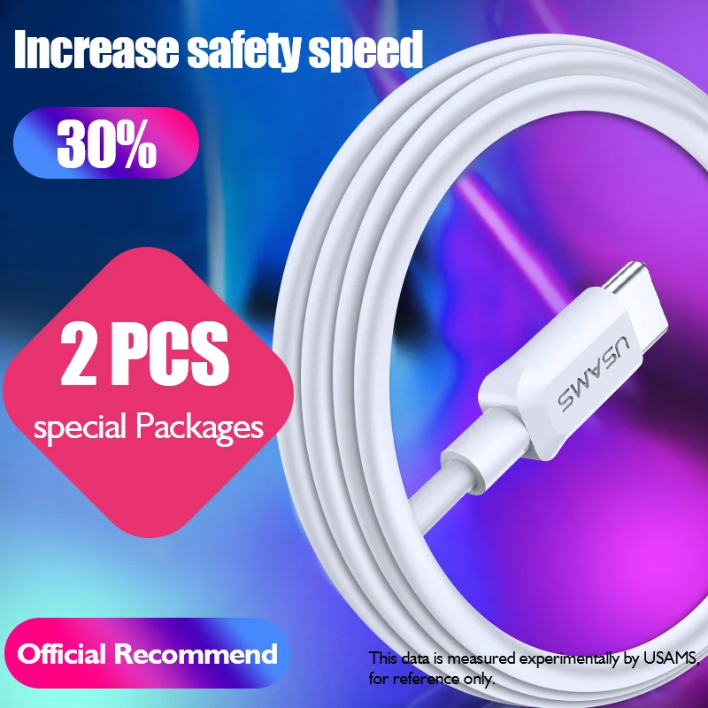 USAMS 2A fast charger usb Type c cable for Xiaomi mi8 Data type c usb .