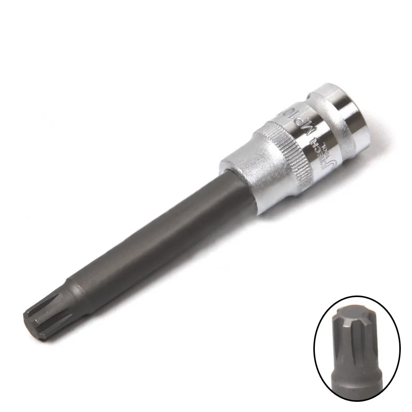 Jetech VW torx head bolt wrench socket bit with 1/2" drive 6 point ribe