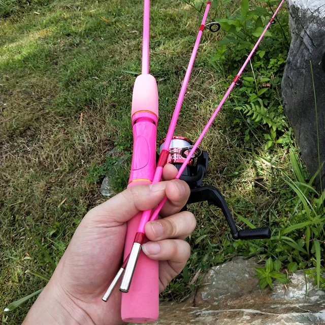 Best Price Children lure rod 1.5meter 3 sections Beginner fishing rod lure fishing pole cute rod include spinning Reel pink green available Best Price Children lure rod 1.5meter 3 sections Beginner fishing rod lure fishing pole cute rod include spinning Reel pink green available