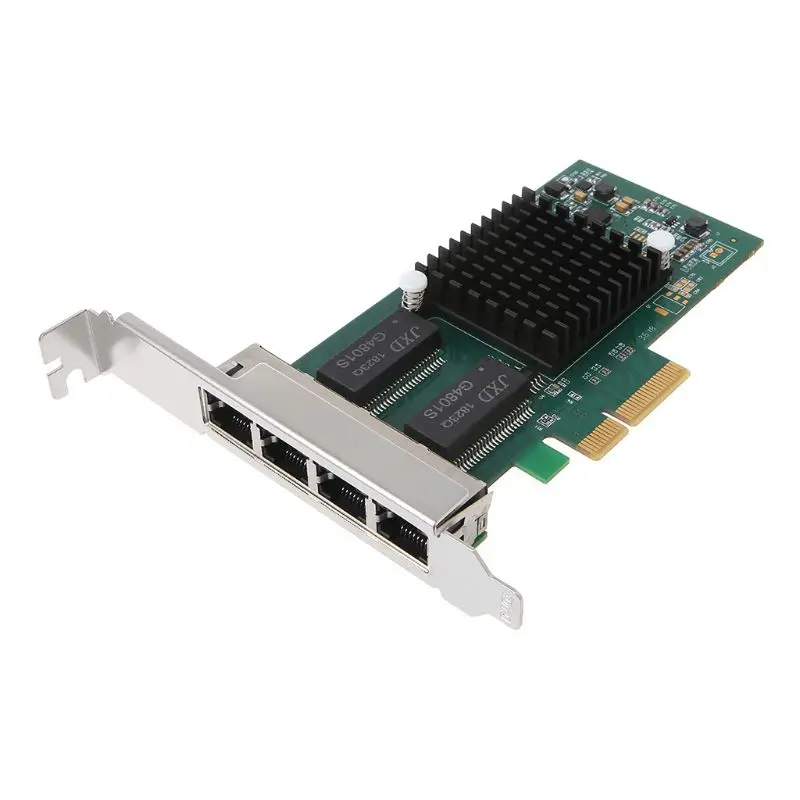 

Intel I350-T4-QY Chip PCI-Express PCI-E Four RJ45 Gigabit Ports Server Adapter NIC