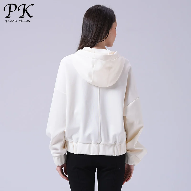 Ideal PK Basic Jacket Coat Women Zipper Streetwear Female Oversize Veste Windbreaker Womens Autumn Jacket