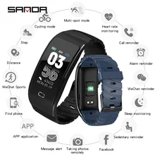 SANDA Bluetooth Smart Watch Sports Fitness Digital Watch Male Female Heart Rate Blood Pressure Monitor Clock for IOS Android