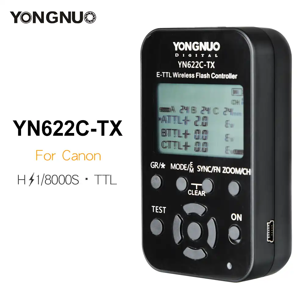 YONGNUO YN-622C-TX E-TTL Wireless Flash Controller for Canon