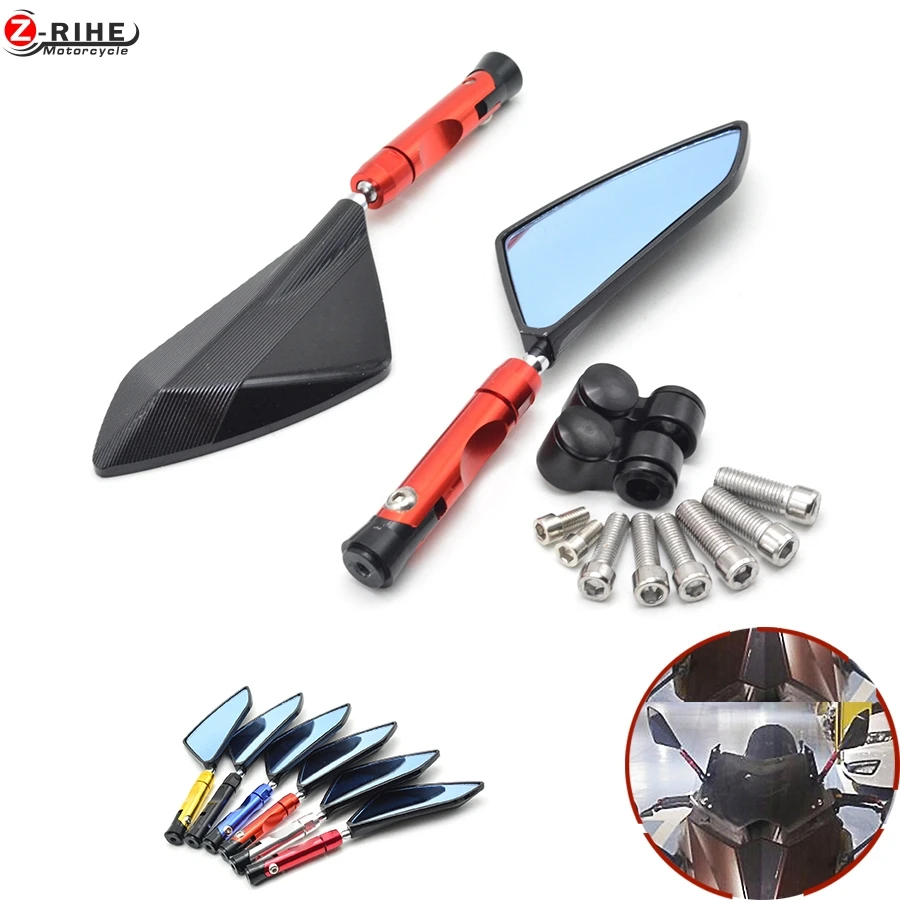 Universal Aluminum Anti-reflect Motorcycle Rearview Mirror Side View Mirrors for  990 Super  RC8  690  990 SMT /SUPER