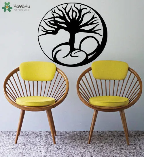 

Tree Of Life Wall Stickers Livingroom Roots Pattern Creative Modern Design Vinyl Wall Sticker For Kids Rooms Waterproof DIYSY460