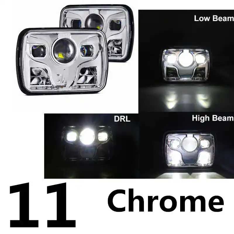 For Jeep Cherokee XJ 1984 to 2001 lamps 5x7  INCH led truck front headlight 6x7Inch square LED headlamp daymaker for jeep XJ.FjpFgF.FFjpg.FFjpg.FjpFg_