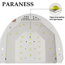 Paraness для ногтей Все Гель-лак маникюр с кнопка таймера Сенсор Nail Art Инструменты Новое Солнце один 48 Вт светодио дный УФ-лампы светодио дный Сушилка для ногтей