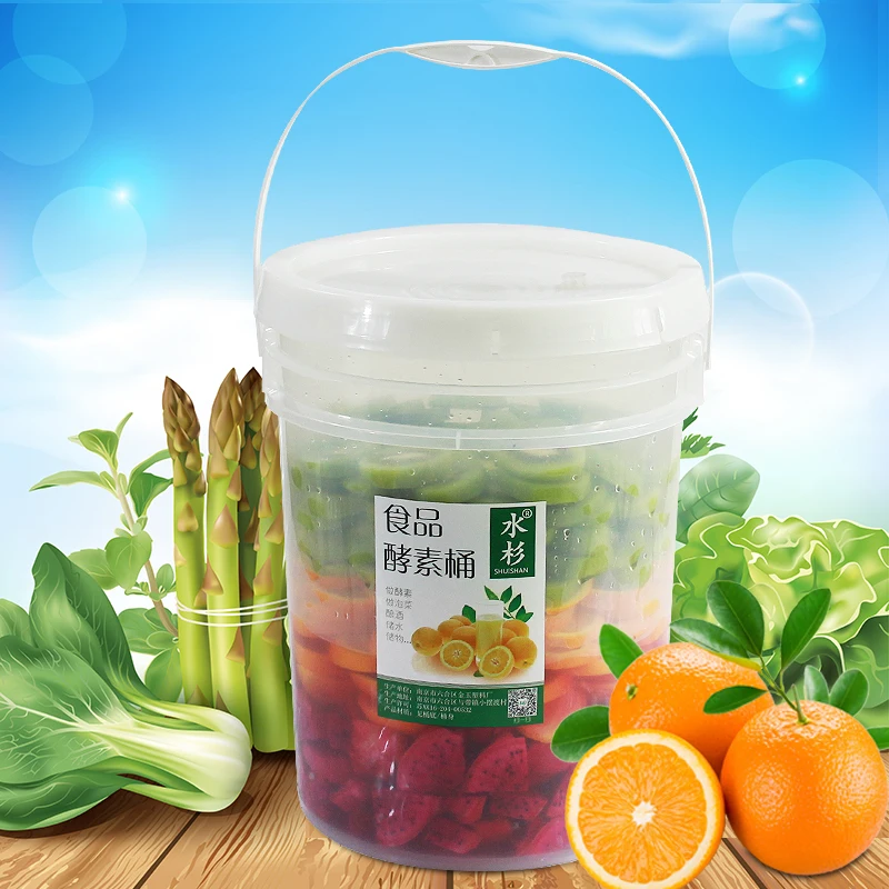 

20L translucent fermentation barrel Food Grade fermenter container Home-made enzyme wine beer bucket Hot sell