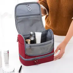 Для женщин мужчин Оксфорд косметичка красота мыть чехол водостойкий макияж несессер Организатор сумка для хранения путешествия первой