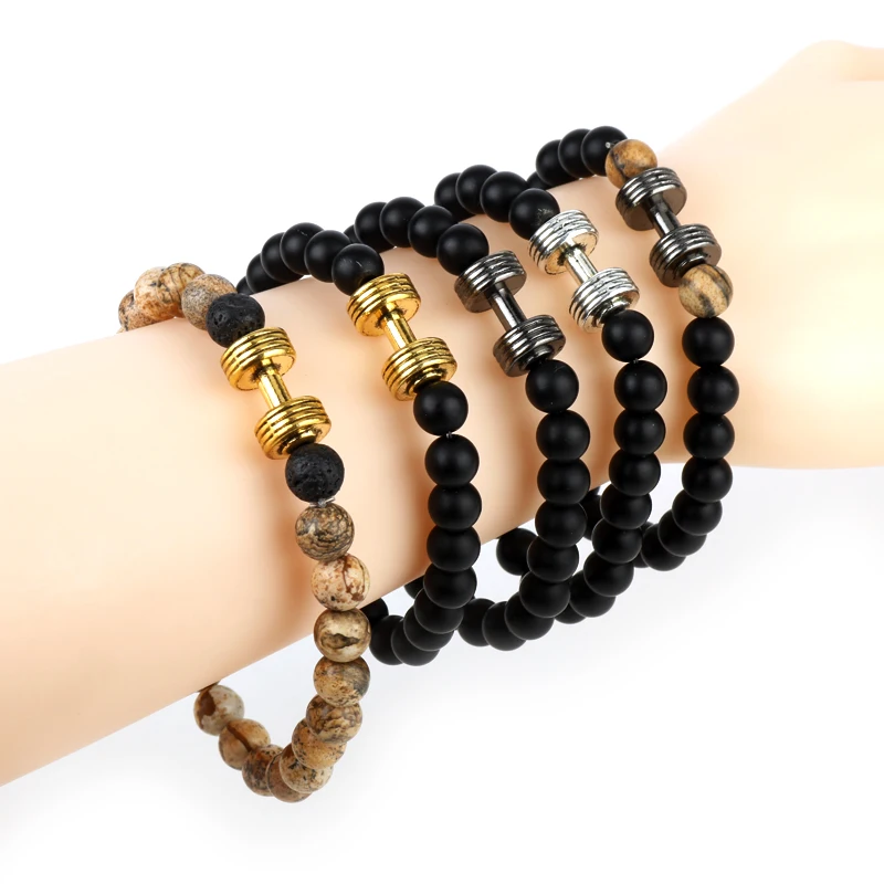Us 1 75 27 Off Natural Stone Obsidian Bracelets Dumbbell Charm Handmade Quartz Beads Bracelet Workout Fitness Crossfit Barbell Gym Yoga Jewelry In Us 1 75 27 Off Natural Stone Obsidian Bracelets Dumbbell Charm Handmade Quartz Beads Bracelet Workout Fitness Crossfit Barbell Gym Yoga Jewelry In