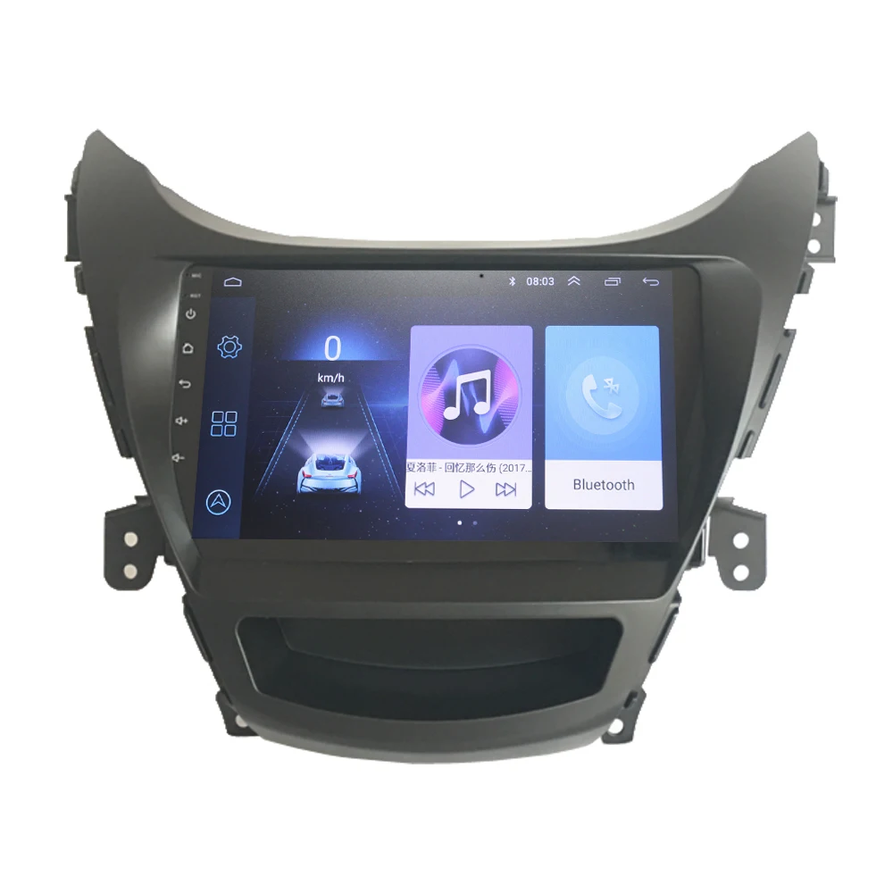 Clearance HACTIVOL 2G+32G Android 8.1 Car radio stereo for Hyundai Elantra 2012 foreign car dvd player gps navi car accessory 4G internet 1