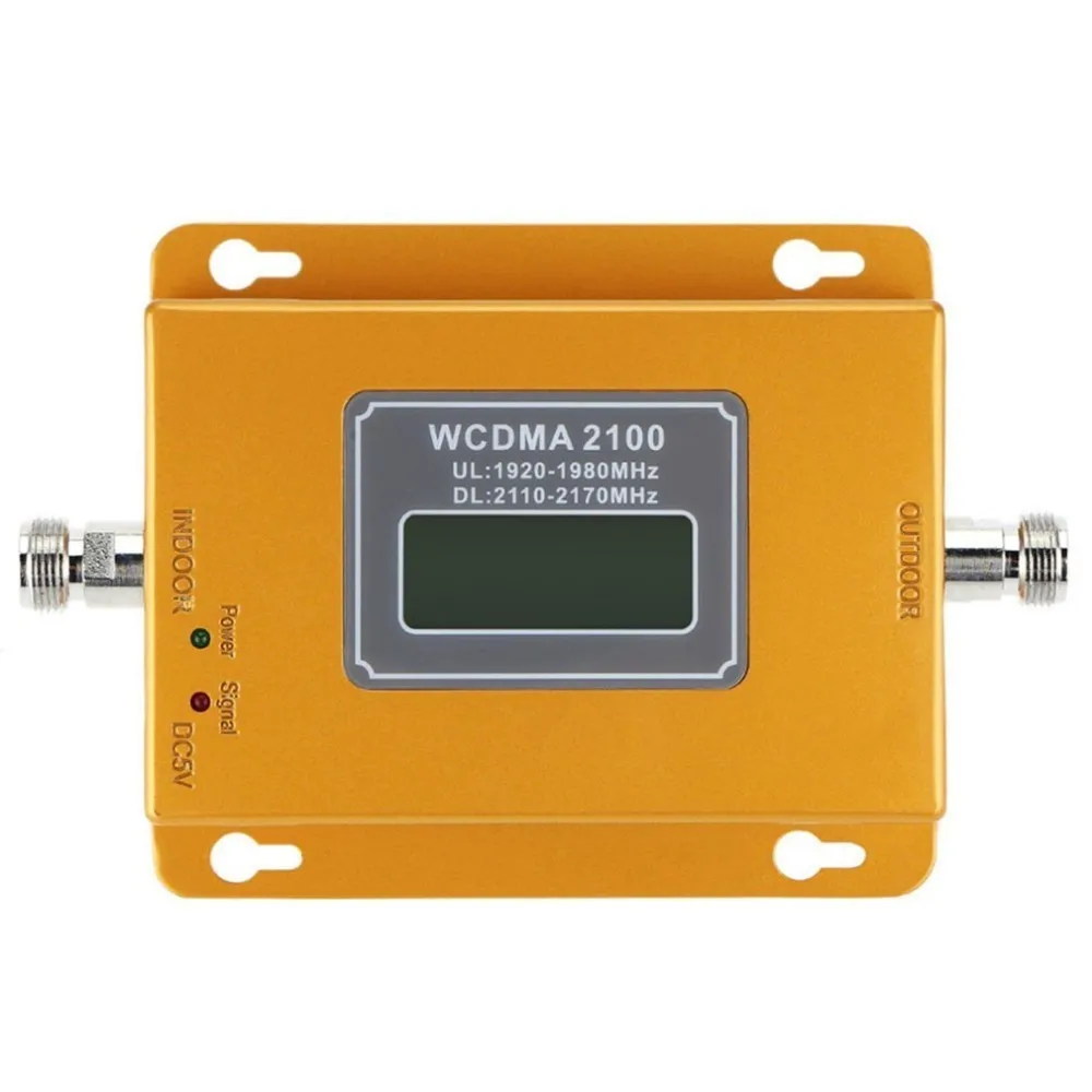 CDMA 3G 4G 2100 MHz LCD 3G del teléfono móvil de la señal de refuerzo repetidor amplificador de señal de teléfono móvil repetidor - 3