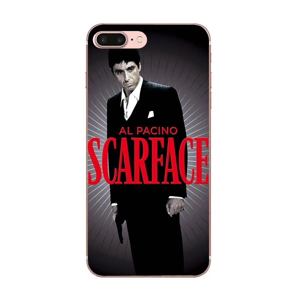 Scarface Al Pacino заготовка доллар США для Xiaomi Mi3 Mi4 Mi4C Mi4i Mi5 Mi 5S 5X6 6X A1 Max Mix 2 Note 3 4 Мягкий