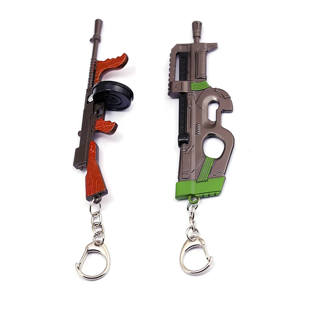 

Kids Christmas Gifts Toy Fortnight Battle Royale Action Figure FORTRESS Gun Model Alloy Weapons FORTNIGHT Keychain Fort Night