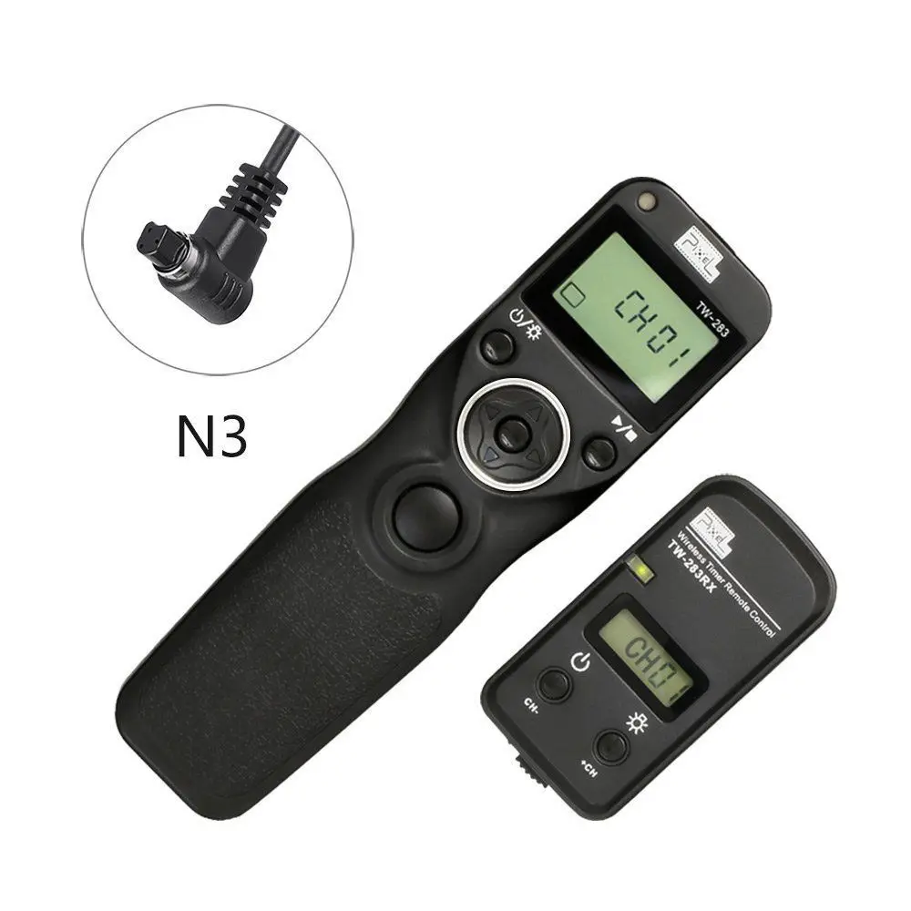Pixel TW283 TW 283 N3 Wireless Timer Remote Control For Canon 7D 5D