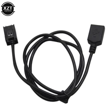 Fio de Cabo Adaptador de Áudio do carro USB AUX Interface de Mídia Música Para Honda Mitsubishi Outlander ASX 2009 em diante Auto AUX