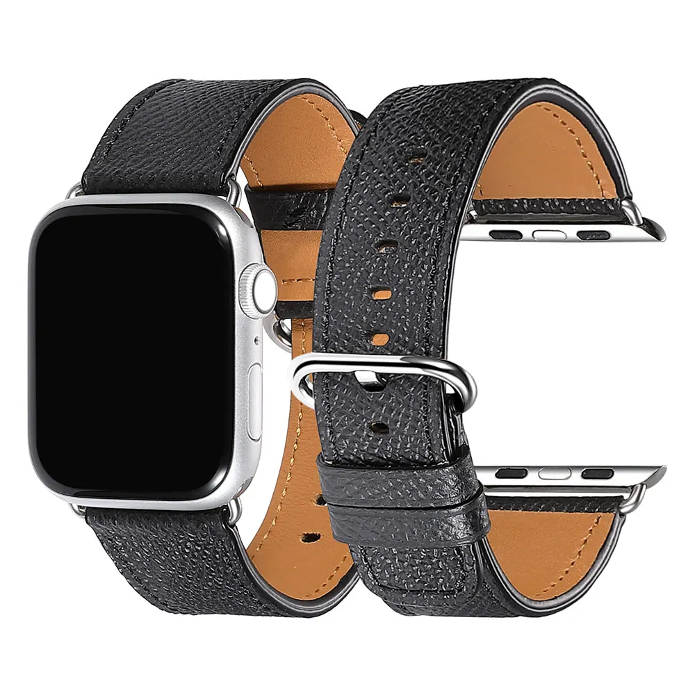 Ремешок для Apple Watch 38 мм 40 42 44 ремешки часов из телячьей кожи Series 4/3/2/1|strap for apple