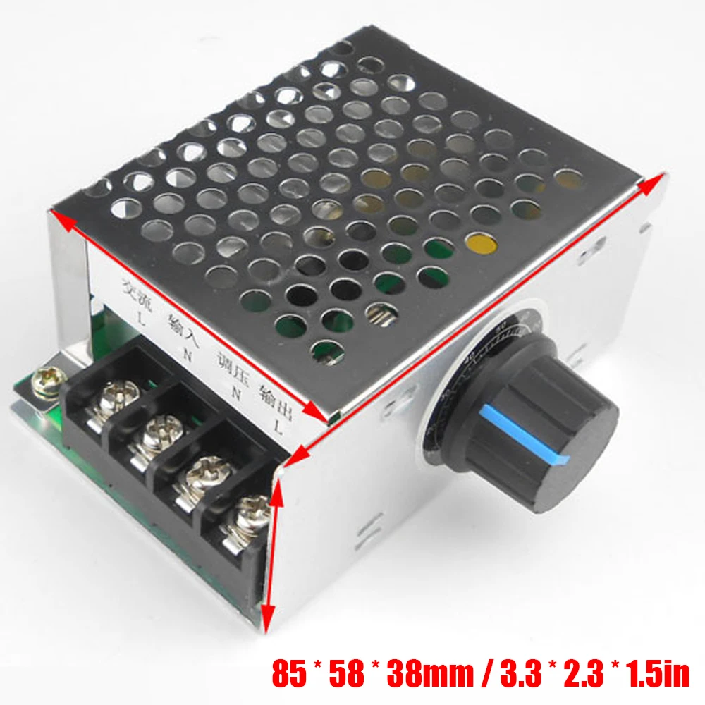 

220V Voltage Regulator Dimmer Electric Motor Speed Controller Thermostat Pressure Controllers Industrial Accessory