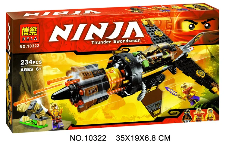 

Bela 10322 Ninjagoes Boulder Blaster Toy Ninja Chariot Building Blocks Set Compatible with Legoingly 70747