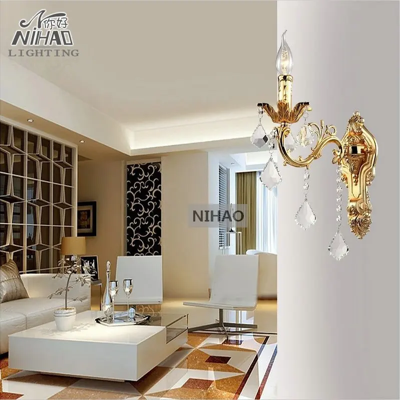 Zinc Alloy Silver Crystal Wall Light Crystal Pendants Wall Sconces Lamp Golden Wall Brackets Light MB8861 Zinc Alloy Silver Crystal Wall Light Crystal Pendants Wall Sconces Lamp Golden Wall Brackets Light MB8861