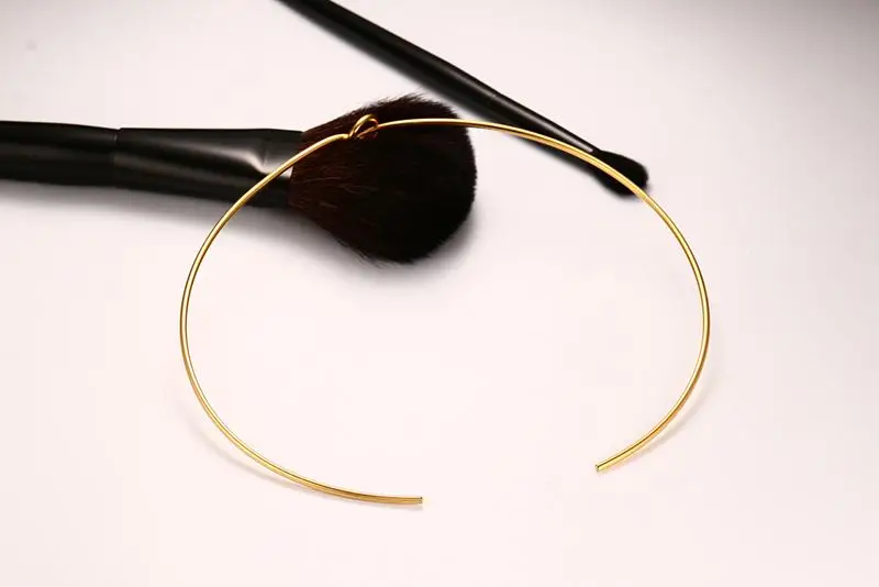 Meaeguet Open Round Knot Torque Necklaces For Women Stainless Steel Gold-color Bohemia Choker Necklace Jewelry (5)