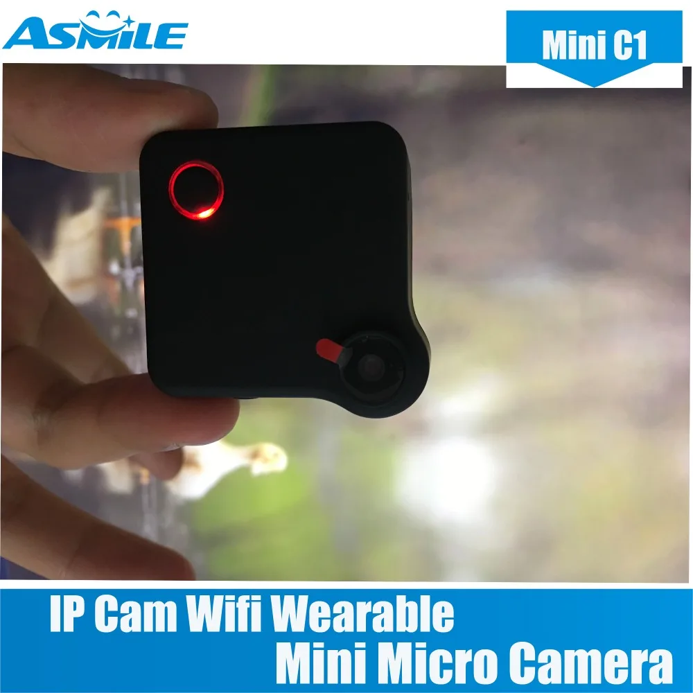 Беспроводная мини камера DV WIFI IP DVR HD 720P Экшн CAMSOY C1 с датчиком движения циклическая