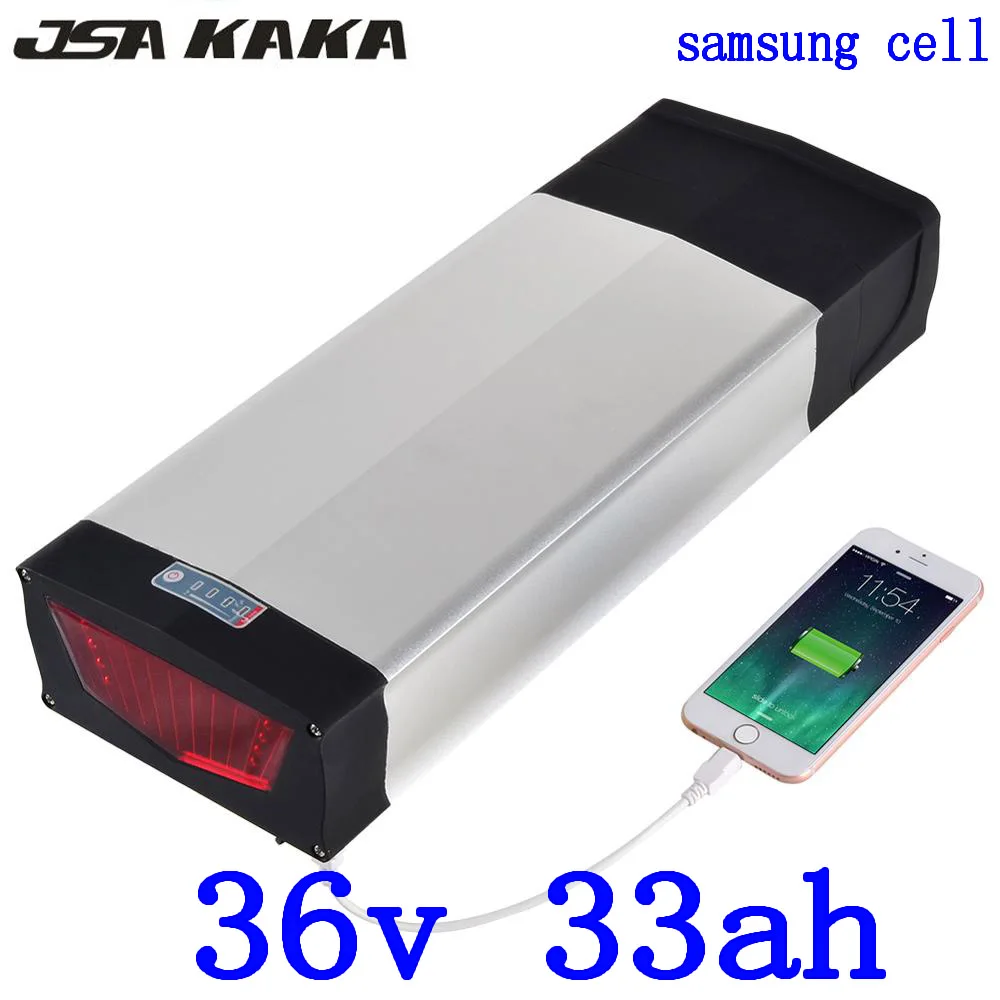 Sale Offer of  36V 33AH electric bicycle battery 36V 33AH Lithium ion battery use samsung cell for 36V 500W1000W 1