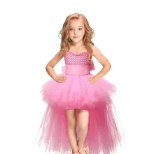 Платье-пачка для девочек; карнавальный костюм на Хэллоуин; фатиновое платье с v-образным вырезом для девочек; вечернее платье принцессы на день рождения; праздничное платье