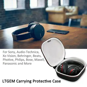

LTGEM Hard Headphone Case Travel Bag for Sony, Audio-Technica, Xo Vision, Behringer, Beats, Photive, Philips, Bose, Maxell, Pana
