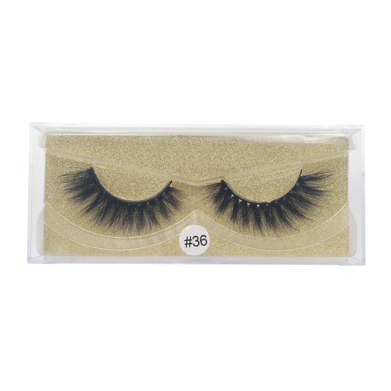 

SDSP 1 Pairs False Eyelashes Natural Long Mink Lashes Hand Made Lashes 3D Mink False Lashes Makeup1 Box False Lashes